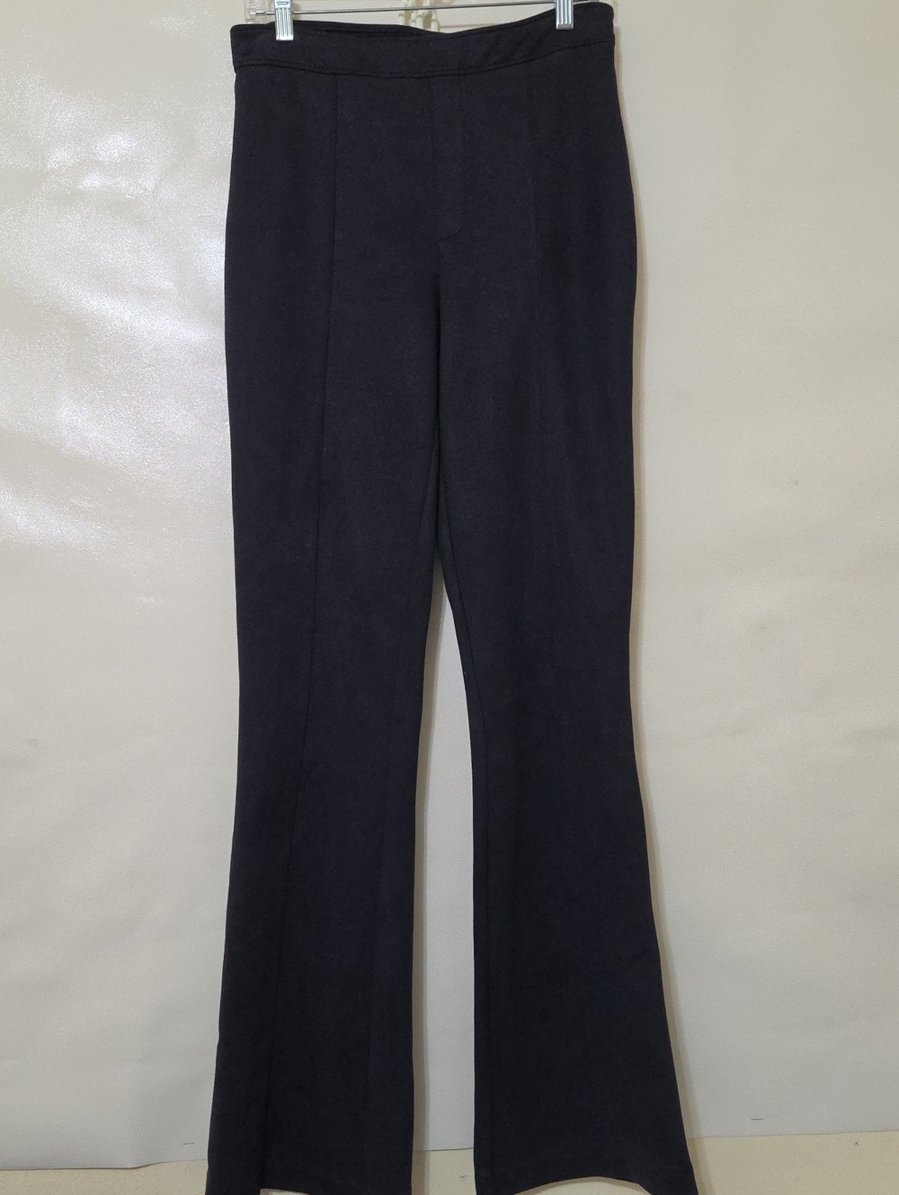 Spanx Women’s Blue Ponte Flared High Rise Pants - Size L